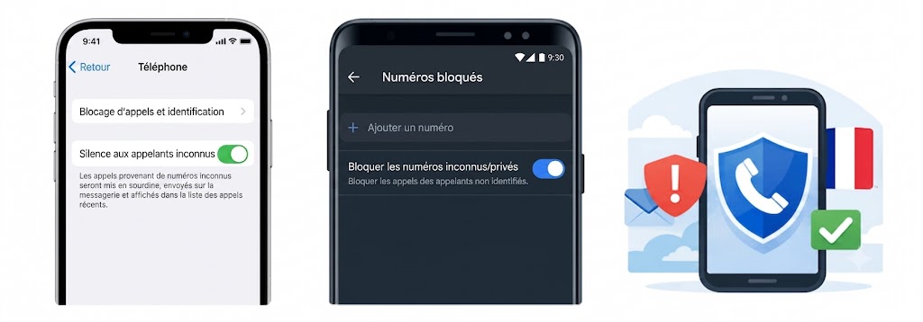 Bloquer les numéros inconnus sur iPhone et Android